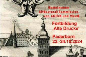 'Alte Drucke' Altbestandskommission 2024 10 22